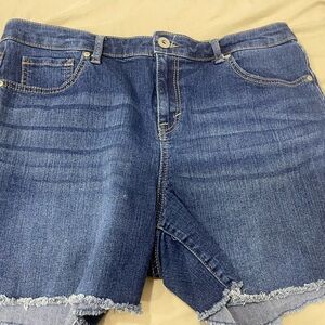 Women's Blue Denim Shorts